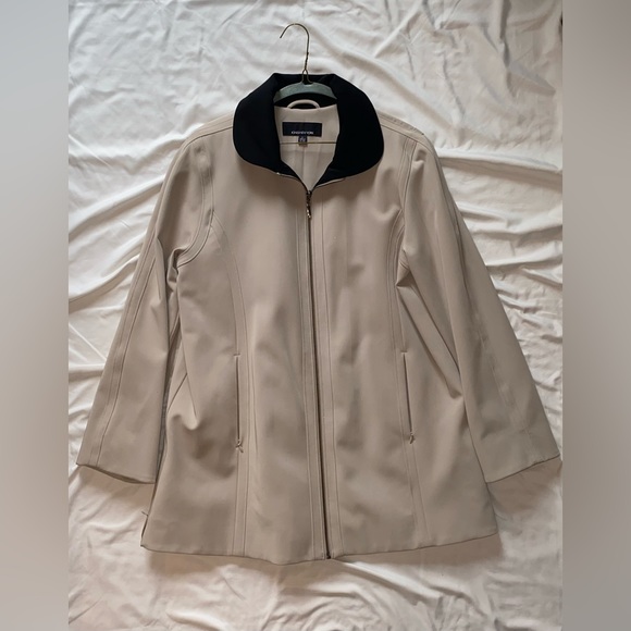 Jones New York Cream Coat, Size US L - Picture 1 of 6